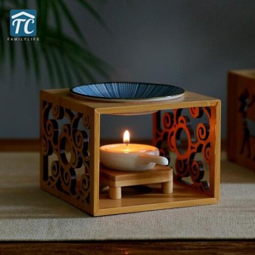 WITFAMILY Decorative Ceramic Candlesticks