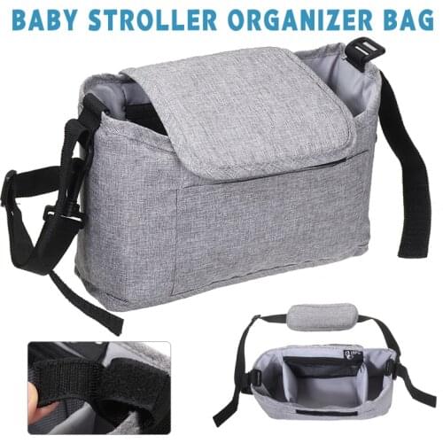 1PC Practical Strolley Storage Bag Mommy Bag Baby Items Storage Bag Baby Stroller Milk Bottle Cup Holder Clothing Diaper Bag