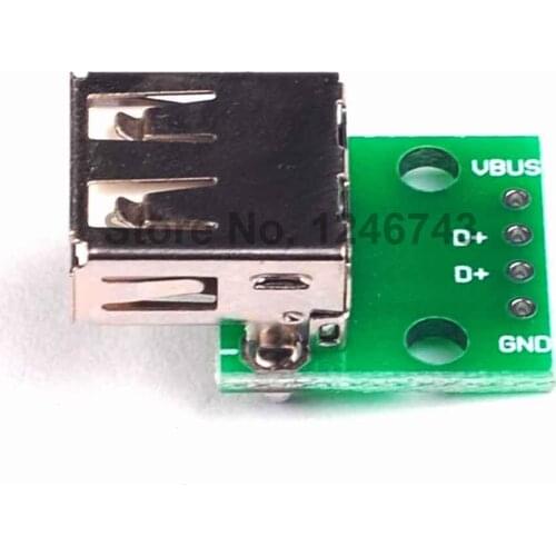 1PCS USB 2.0 Female DIP Switch 4P DIP Switch Board
