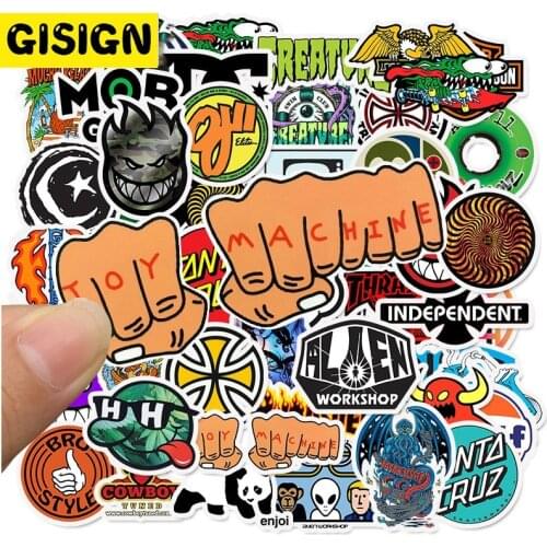 10/30/50pcs Skateboard Anime Stickers For Children Guitar Cans Laptop Sticker Pack Set Motorcycle Cartoon Phone Stickers Vsco
