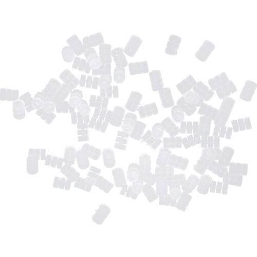 100 Pieces Bike Donuts Cables Housing Cable Donuts O-Rings for 1.1-1.8mm /Brake Cables