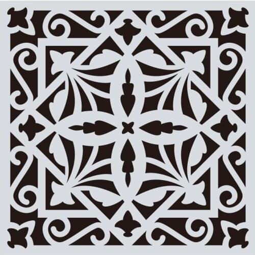 15*15 Mandala Layering Stencils Drawing Spray stencil DIY Scrapbook photo album Decorative Embossing DIY Card Crafts