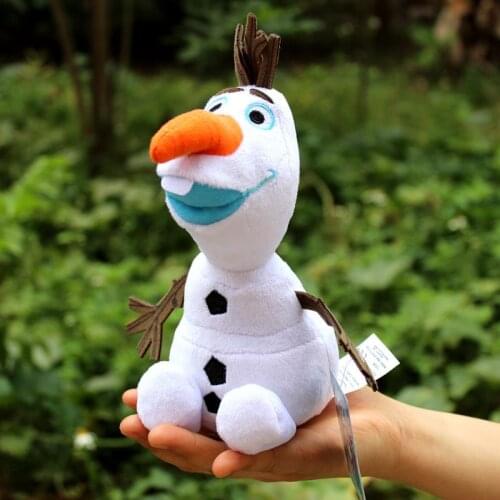 23cm Olaf Cartoon Anime Plush Toys Anna Elsa Snowman Olaf Stuffed Soft Plush Doll Children Gift