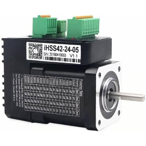 42 Integrated Closed Loop Motor Driver IHSS42-24-05 0.48NM 2-phase Hybrid Servo 24VDC