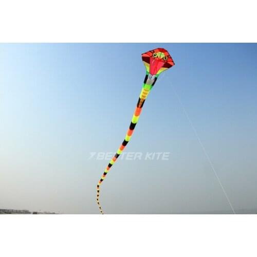 60m stereo cobra kite for adults vlieger ssnake Software kite flying ripstop nylon toys windsock fun factory kite wholesalers
