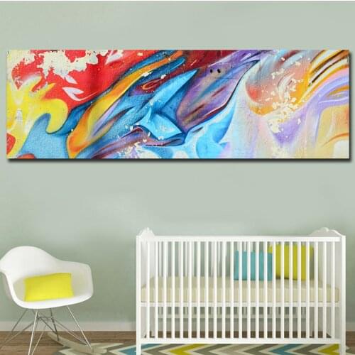 Large Modern Decor Colorful Abstract 5d diy diamond painting Full square round diamond embroidery mosaic Daimant painting Gift