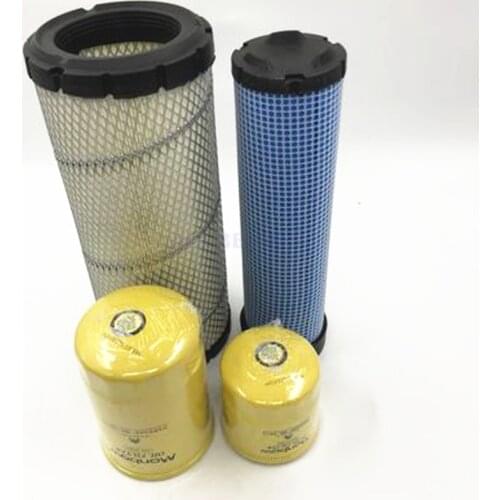 For KUBOTA KX155/161/163/183/185-3 air motor oil diesel filter filter grid excavator accessories