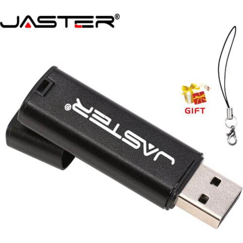 JASTER 1PCS free logo USB flash drive pendrive 64GB 32GB 16GB 4GB plastic usb flash disk memory stick gadget photography gift