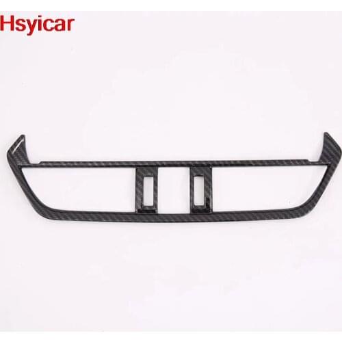 Hsyicar For Toyota RAV4 RAV 4 2019 2020 Front Center Dashboard AC Air Condition Vent Outlet Cover Trim Interior Accessories ABS