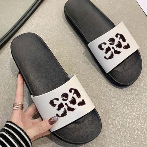 Summer Slippers Ladies Shoes Outdoor Slides Soft Thick Sole Non-slip Beach Pool Sandals women Indoor Bath Slippers female shoes