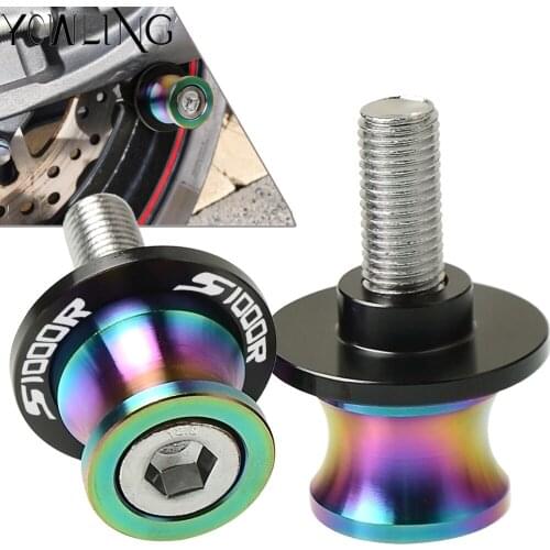 M8 Swingarm Stand Screws CNC Motorcycle Swing Arm Spools Sliders bobbins FOR BMW S1000R S1000 R 2014 2015 2016 2017 2018 2019