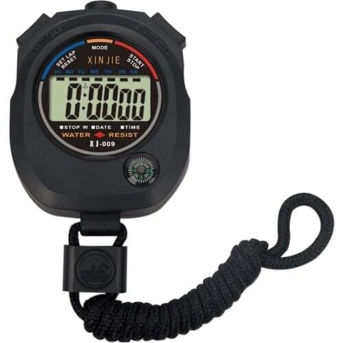 Fashion Digital Stopwatch LCD Stopwatch Chronograph Timer Counter Sports Alarm Tool Alarm Function Stopwatch Sport Accessory