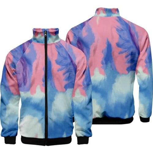 2021 Tie dye Jacket Men/Women Comics Windbreaker 3D Printed Casual Street Jacket Autumn Spring Clothing