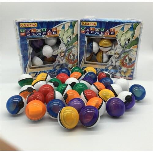 36 pcs Pokeball+36 pcs Figures Original Pokemon Toys Ball With Figure Model Toys For Children Gift With Box