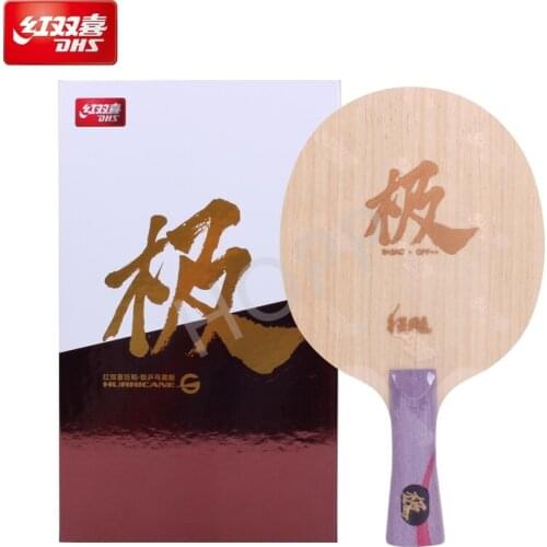 DHS Hurricane G Table Tennis blade 2 Sides Different Material (KOTO+ LIMBA) 5+2AC Loop quick attack Ping Pong Bat racket
