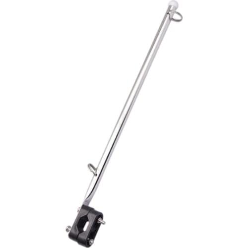 Stainless Steel Adjustable Flagpole For Marine Yachts Can Be Equipped With Flags Easy To Install