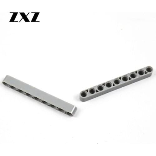 100pcs 7 Colors Technical Liftarm 1x9 Thick DIY Model Building Blocks MOC Truck Parts 40490 Beams 9 for Kids Building Toys