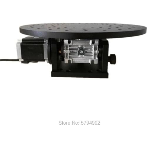 HY-E300 300MM Electric 360 Degree Rotary Workbench Rotating Platform for Marking Machine Engraving Machine