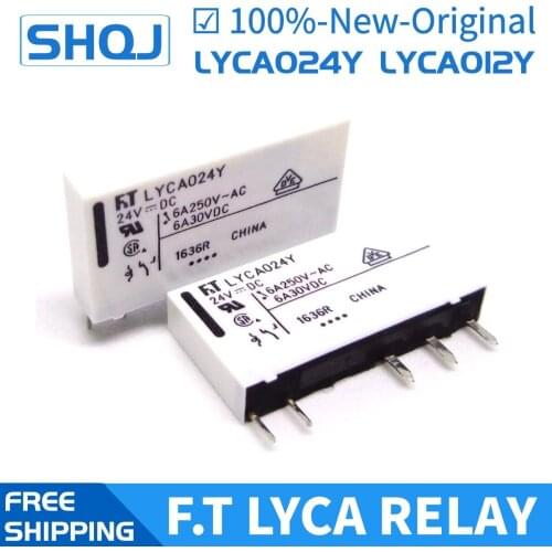 10PCS FT RELAY LYCA024Y 24VDC Brand new and original relay LYCA024Y
