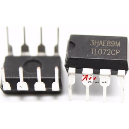 10PCS TL072CP TL072 Dual Operational Amplifier DIP-8