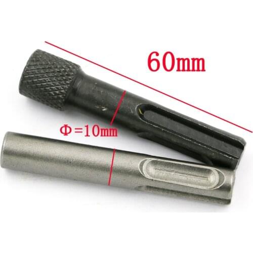 2pcs 1/4 Inch Hammer SDS Socket Nut Impact Driver Adaptors Set Drill Bit Adapter Converter Impact Drill Hammer Bit Adapter Tool