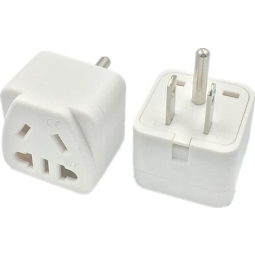 200pcs EU To US Plug Adapter European Australian New Zealand To American Japan 3 Pin Travel Adapter Electric Socket Wall Plug