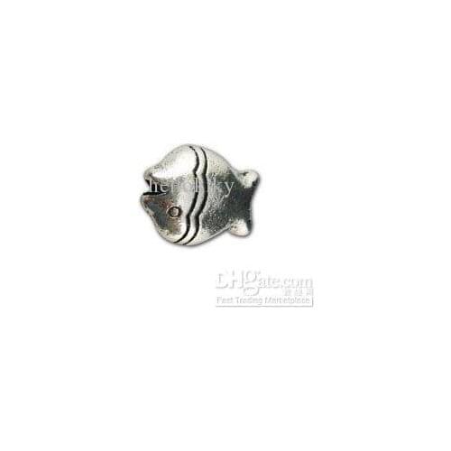 375pcs Tibetan silver fish spacer A11479
