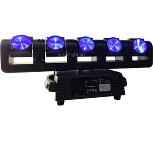 4pcs/Lot + Flight Case Lyre Led Pixel Beam Moving Bar Light 5x15w RGBW 4IN1 Dot Control Dj Stage Bar Led Moving Head Beam Light