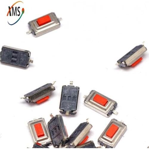 50pcs 3*6*2.5mm 3*6*2.5H 3x6x2.5mm SMD Red Push Button Switch Microswitch Tact Switch
