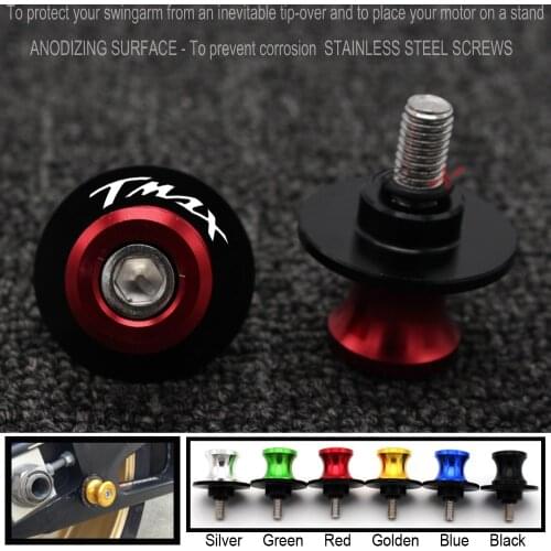 Motorcycle Accessories CNC Aluminum M6 Swingarm Spools Slider Stand Screw For Yamaha Tmax T-max 530 Tmax500 2012-2015 T-MAX 500