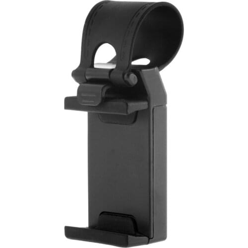 Car Steering Wheel Clip Camera Holder Universal ABS Bracket Mobile Phone Stand Mount Accessories