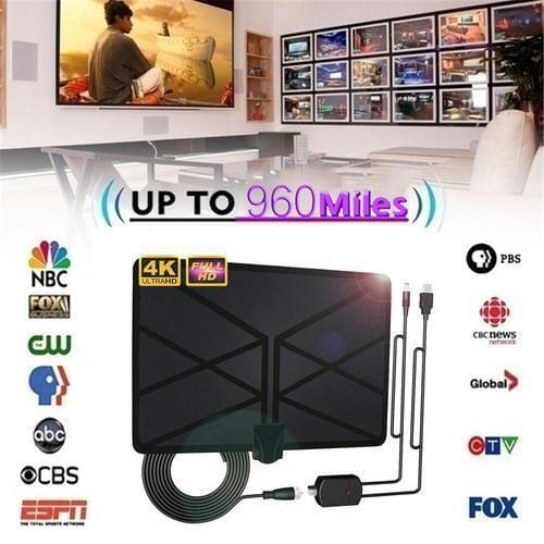 Indoor digital TV antenna indoor amplified Digital HD TV antenna 4K 080p HD HDTV antenna
