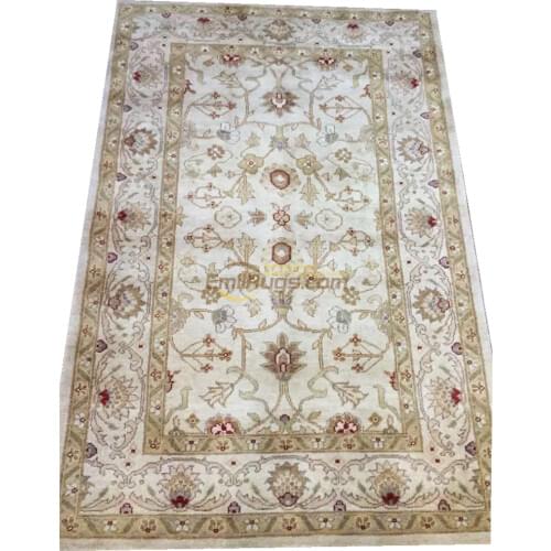 Original single export Turkish handmade carpets OUSHAK Ozarks pure wool carpet x39-47 4X6-3gc158zieyg14