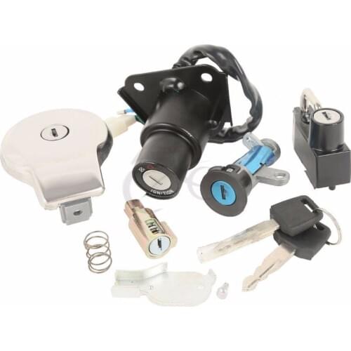 Motorcycle Fuel Gas Cap Ignition Switch Lock Set For Yamaha VIRAGO XV125 XV250 XV535 XV240