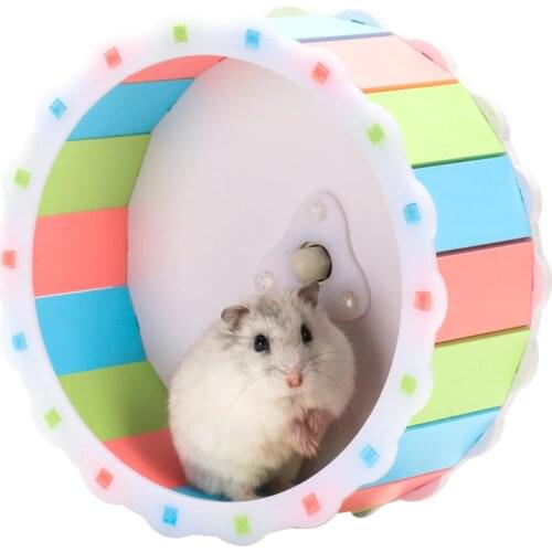 New Hamster Running Wheel Silent Runner Wheel Golden Silk Bear Running Wheel