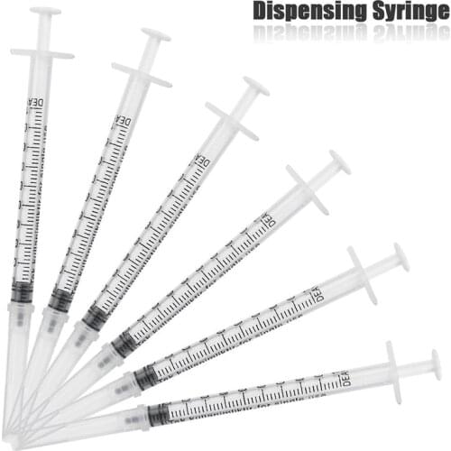 10pcs 1ml Sterile Syringe Oral Dispensing Disposable No Needles Plastic Syringe Random Color