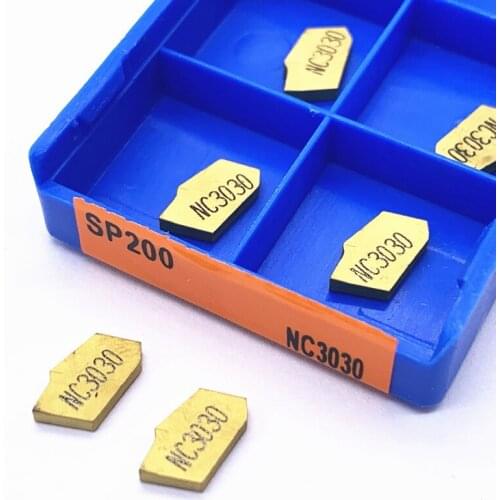SP200 NC3020/NC3030/PC9030 Grooving Carbide Inserts lathe cutter turning tool Parting and grooving off tools