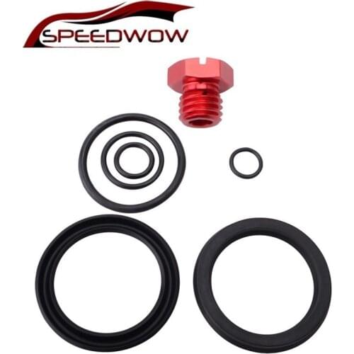 SPEEDWOW Diesel Engines Fuel Filter Housing Bleeder Screw Fuel Filter Housing Seal Repair Kit For 2001-2016 Chevy GMC Car Part
