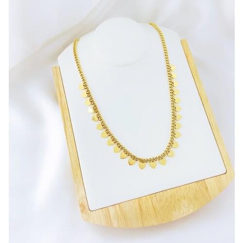 Creative Simple Womens Collarbone Chain Necklace Charming Lady heart Pendant Choker Necklace Jewelry Gifts For The New Year