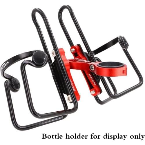 Bike Adjustable Double Bottle Cage Conversion Seat Adapter Bicycle Handlebar Kettle Holder Seat Post Mount Converter Equipment