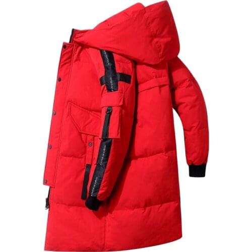 YAPU 2021 Thicken Mens Down Jacket With Big Real Fur Collar Warm Parka -30 degrees Men Casual Waterproof Down Winter Coat Size