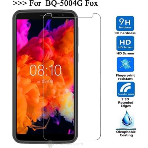 For BQ BQ-5004G Fox Glass Screen Protector 2.5D 9H Premium Tempered Glass For BQ BQ-5004G Fox Phone Film