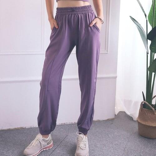 Womens Fitness Casual Drawstring Seamless Buttocks Gymwear Workout Running Activewear Yoga Pant Loose Trainning Wear