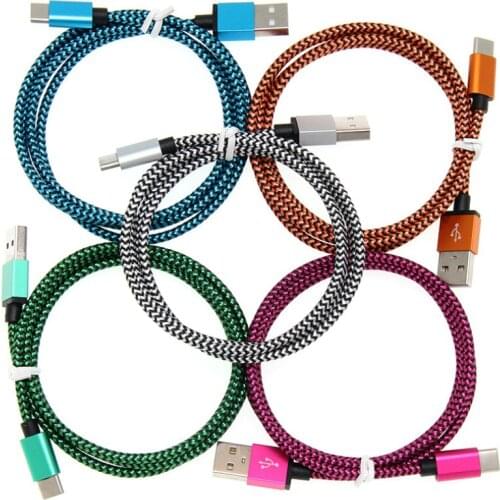 1m 2m 3m Micro USB Type C Charging Cable for iPhone 8 X 11 Fast Charger Data Wire For Samsung Xiaomi USB-C Phone Charge Line