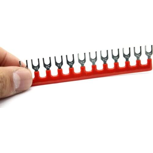 12Position Dual Row Covered Electric Barrier Screw Fixed Terminal Block Z Cd