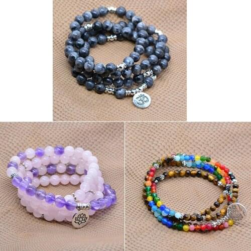 30x Tibetan Om Yoga Charms Lotus Flower Charms Pendant Pendant for DIY Necklace Bracelet Earring Jewelry Making