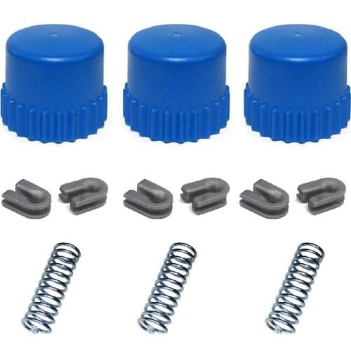 3x 2 1/2" Bump Knob Spring Eyelet & Spring for Husqvarna T35 Trimmer Head 537185801 T-35