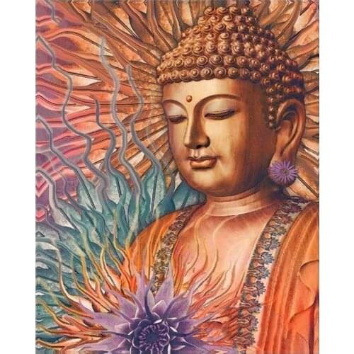 5D DIY Buddha statue Diamond Painting Religion portrait Full Drill Buddhism Mosaic Embroidery Cross Stitch home decorative
