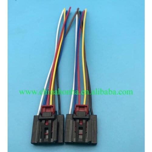 Free shipping 2/5/10/20 pcs 6 Pin/Way Female Backrest Adjustment Switch Plug Connector Wire Harness For Q5 1S0 972 706 1S0972706