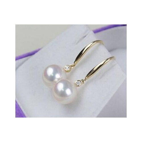 Free shipping >>>>noble jewelry 14K Yellow Gold Earrings Top Grading